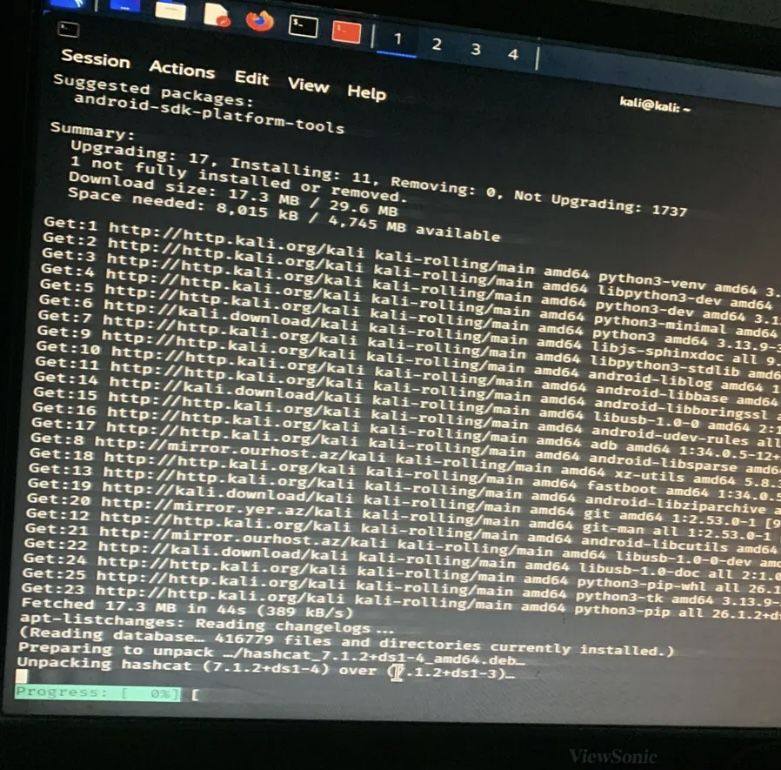 Installing adb, fastboot and python dependencies on Kali Linux